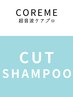 【NEW】カット+COREMEエラプシークトリートメント＋ケアプロ超音波