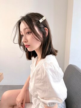 ノク(nok) くびれミディアム_ショコラアッシュヘルシースタイルふんわり