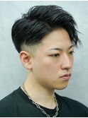 パンクアシメかきあげスタイル