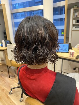 アピッシュ(apish 並木通り) 伸ばしかけボブパーマ！