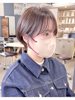 ルアン 上通り(ruen)&nbsp;大人丸みショート 熊本 ruen ショートカット 右田莉奈