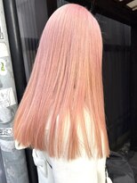 ソル オモテサンドウ 表参道 青山(SOL . OMOTESANDO)&nbsp;ダブルカラーピンクベージュベージュカラーケアブリーチレイヤー