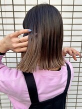 サロンドクロエ(Salon de Chloe) ヘイリーボブ × グラデーションカラー