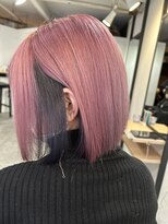 ラフ 難波店(LAFF) #黒髪#ボブルフ#ネビージュ#小顔#ワンレン