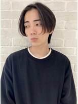 リコバイアフロート(riko by afloat)&nbsp;かきあげバング/センターパート/ショート[メンズカット竹田]