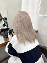 ニコ トウキョウ 渋谷(nico TOKYO)&nbsp;ホワイトベージュ/髪質改善/ダブルカラー/ケアブリーチ/10代20代