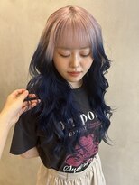 リアン(Lien)&nbsp;ホワイトピンク×ネイビー