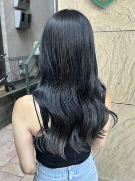 スタイル スマート サロン(STYLE smart salon) ブリーチなしダブルカラーブルーブラック【ことこ】