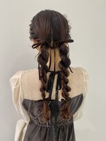 ケンジ 横浜(KENJE)&nbsp;リボンアレンジ/ヘアセット/横浜/髪質改善