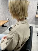 切りっぱなしボブ