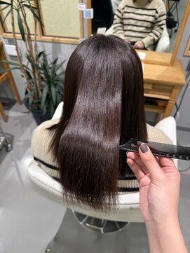 ファム 楽々園店(femme) 髪質改善ストレート◎