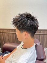 ミリオンバックス 神田店(Million Bucks) スパイキーショート/スペインカール<理容室>[メンズ/床屋/神田]