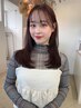  【顔まわり似合わせ♪】レイヤーカット＋カラー＋超音波TR