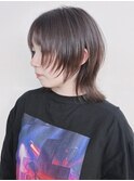【松戸　テラカド】大人かわいい丸みウルフカット 前髪あり 黒髪