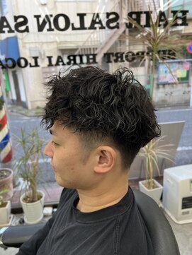ヘアーサロンサトウ フェード&パーマ #理容室#平井#バーバー#パーマ