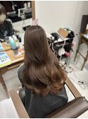 ショコラブラウン 韓国ヘア オルチャンレイヤー 艶髪