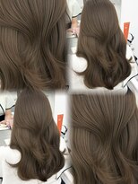 アマトウキョウスマートサロン(AMA TOKYO×Smart Salon)&nbsp;韓国ヘア　透明感カラー　オリーブベージュ