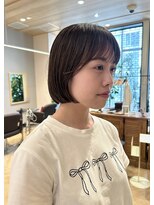 トリッカ 銀座(tricca)&nbsp;ボブ/ミニボブ/顔周り/顔周りレイヤー/小顔ヘア