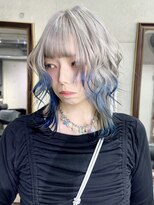 ダンク(DUNK)&nbsp;ホワイトシルバー/ブルーデザイン