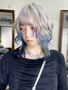 ダンク(DUNK) ホワイトシルバー/ブルーデザイン