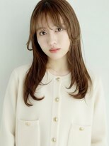 リル バイ フレイムス 川口(Lilou by Frames)&nbsp;20代30代40代◎韓国風レイヤー/くびれロング/ミルクティー川口