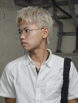 ノラ シブヤ(NORA)&nbsp;スパイキーショートアクティブショートホワイトブロンド金髪短髪