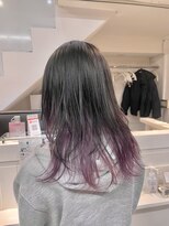 ネオリーブカフ 鶴ヶ峰店(Neolive caff)&nbsp;ベリーラベンダー　ウルフレイヤー　ダブルカラー