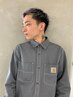 【Men's限定】メンズカット+マイクロバブルシャンプー ＋眉カット