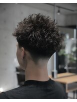 メッツ 原宿(METS)&nbsp;MEN'S/スパイキーピンパーマ×テーパーフェード