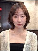 ☆春日☆ニュアンスウルフワンホンレイヤーダークブルーボブ88