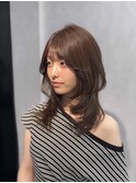 ハッシュカット風レイヤースタイル◎