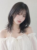 ベル 新宿(Belle)&nbsp;巻ける縮毛矯正/ミディアムハッシュカット/ミディアムレイヤー