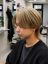 コトコ 北浦和(cotoco)&nbsp;ハイトーン×センターパートのウルフスタイル