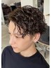 メンズカット+パーマ￥11500→￥10500［スパイラル/ツイスト/メンズ/鶴岡］