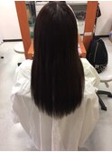 ナチュラルロングストレートヘアー