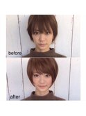 前髪カットでイメチェン！！