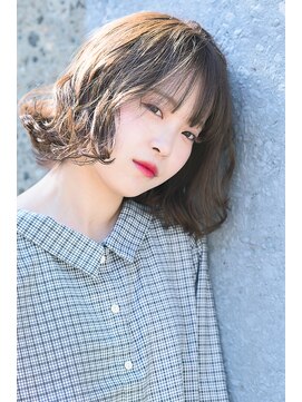 ヘアー リラクゼーション ドロップ(Hair relaxation drop) ひし形シルエット カール エアリー◎20代30代40代50代