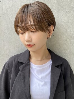 フェアレディ/ルガール 下北沢店(FAIRLADY/REGARD)の写真/ショートhairのオーダー&リピーター殺到★「骨格×髪質×毛量」を計算し尽くしたカットで"小顔Style"に！