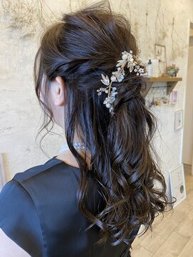 プレゴ(plego) ハーフアップスタイル（plego.arai)