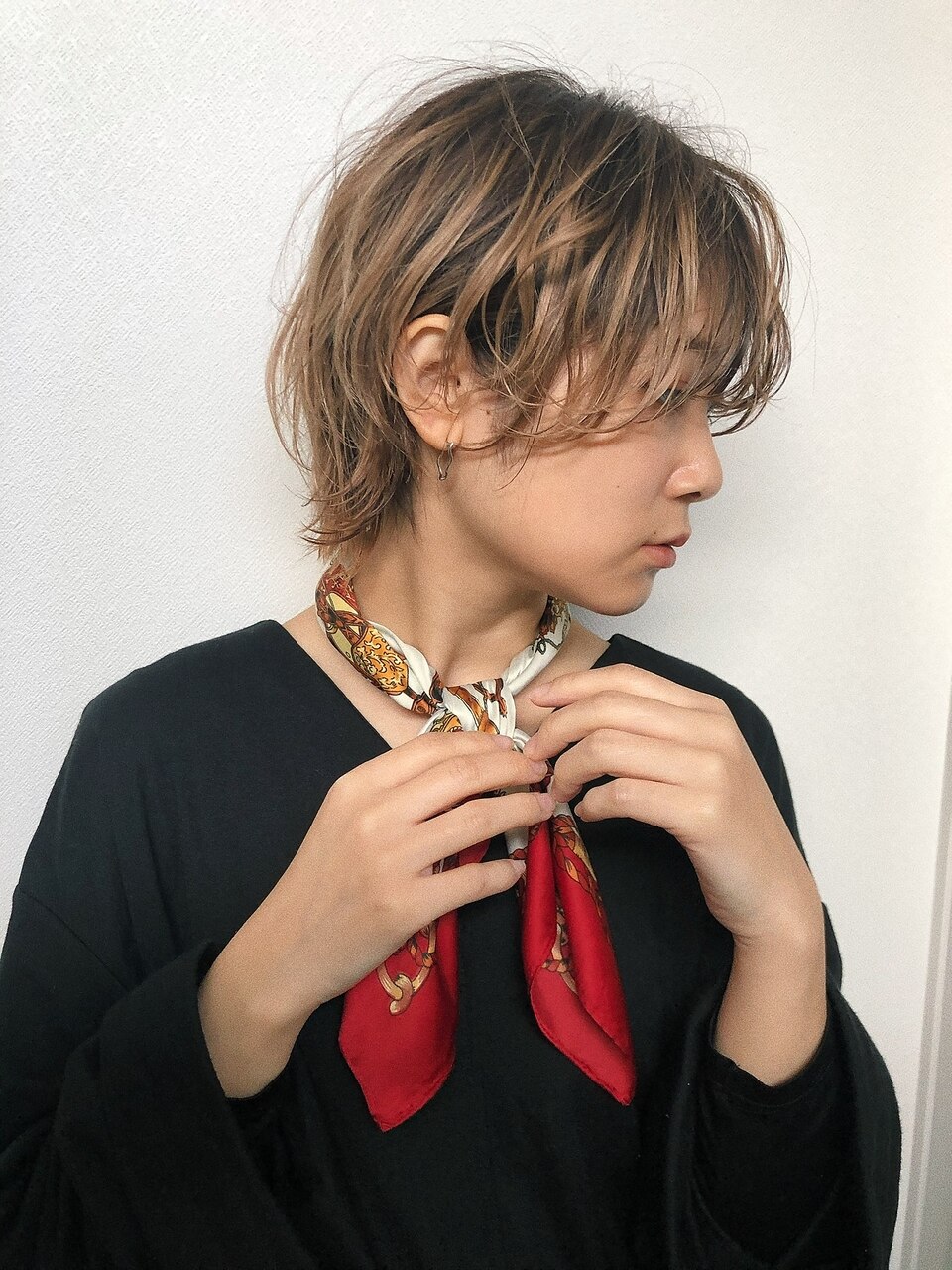2025年春】ショート グラデーションカラーの髪型・ヘアアレンジ