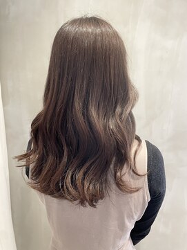 ベルベットヘア 千早店(Velvet hair) ブリーチなしで創るシアーグレージュカラー