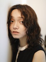 テトヘアー(teto hair) ウルフ　パーマ　ミディアム　