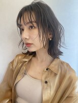 ノラ ギンザ(NORA GINZA) 【高橋】20代30代 外ハネボブパーマ 顔まわりカット後れ毛カット