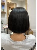 【ルイstyle】漆黒のツヤ!まとまる黒髪ボブ