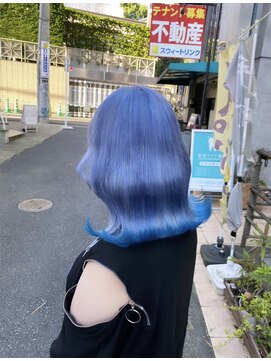 リル 溝の口(LiL) 裾カラーでお洒落さUP/溝の口/ブリーチ/ダブルカラー