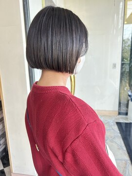 シャンプー ボーイ 宮崎柳丸店(SHAMPOO BOY) 切りっぱなしボブ