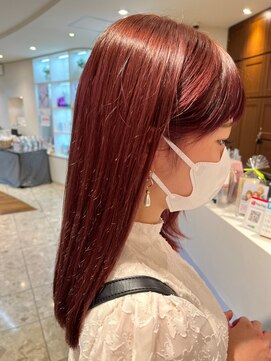 イーストハムヘッドショップ(EAST HAM head shop) 艶髪ストレート/アプリコットレッド