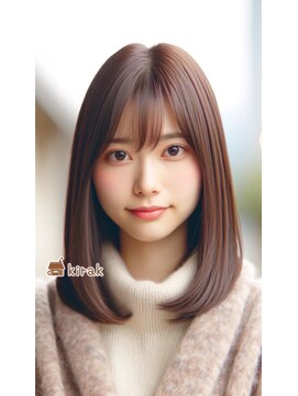 キラク(kirak) ピンクブラウンカラー