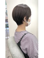 大人可愛い30代40代50ショートボブショート丸みショート