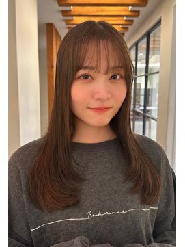 ローネス ギンザ(LONESS ginza) ロングレイヤー 小顔カット 2way バング韓国へア髪質 改善